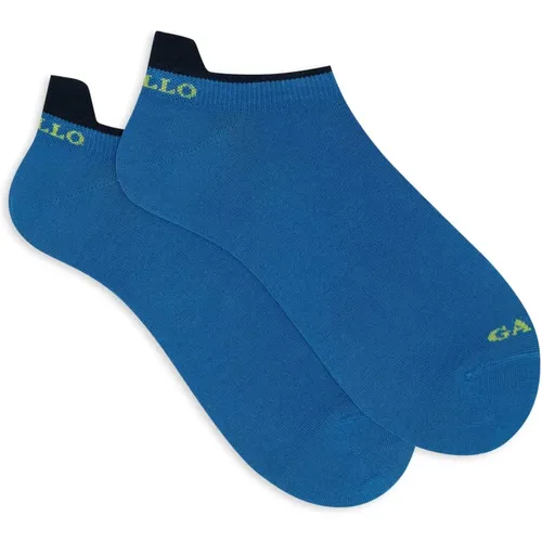 Italienische Sneaker-Socken Hellblau - Gallo - Modalova