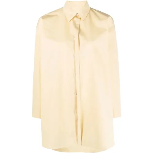 Shirt O 11 LS , female, Sizes: M - Jil Sander - Modalova