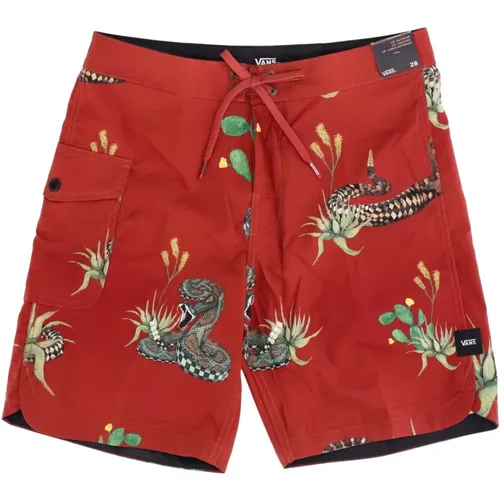 Wüstenschlange Blumen Bermuda Boardshorts , Herren, Größe: W28 - Vans - Modalova