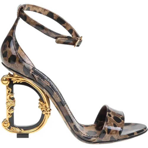 Leo Aw23 High Heel Sandals , female, Sizes: 4 UK - Dolce & Gabbana - Modalova