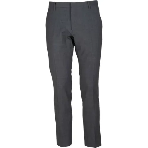 Dark Grey Capri Pants , male, Sizes: W38, W42 - Entre amis - Modalova