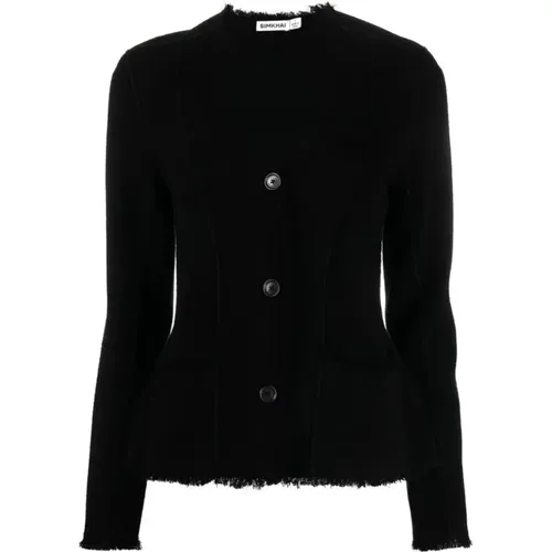 Medina blazer patch pockets , female, Sizes: XS, S, L - Simkhai - Modalova