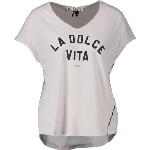 Classic T-Shirt , female, Sizes: XS - 10Days - Modalova