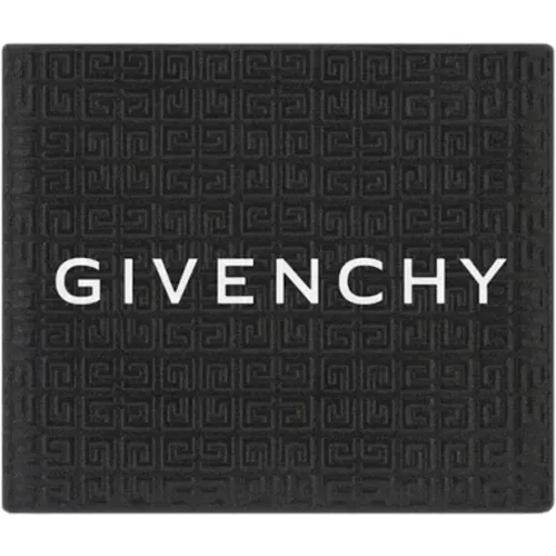 Leather Wallet with Signature Print , male, Sizes: ONE SIZE - Givenchy - Modalova