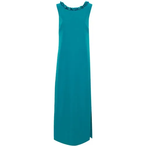 Turquoise Long Dress , female, Sizes: M - P.a.r.o.s.h. - Modalova