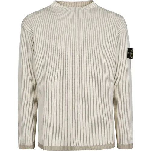 Gemütlicher Strickpullover , Herren, Größe: L - Stone Island - Modalova