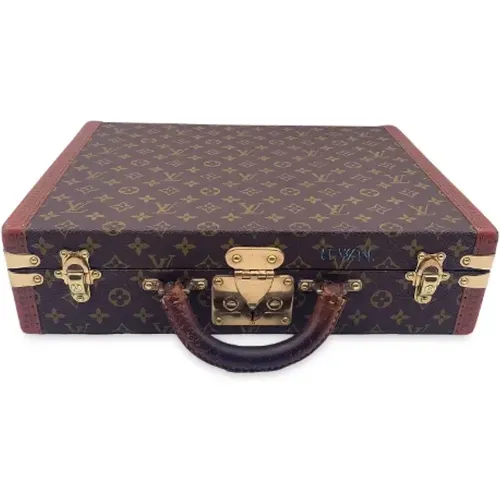 Pre-owned Canvas briefcases , female, Sizes: ONE SIZE - Louis Vuitton Vintage - Modalova