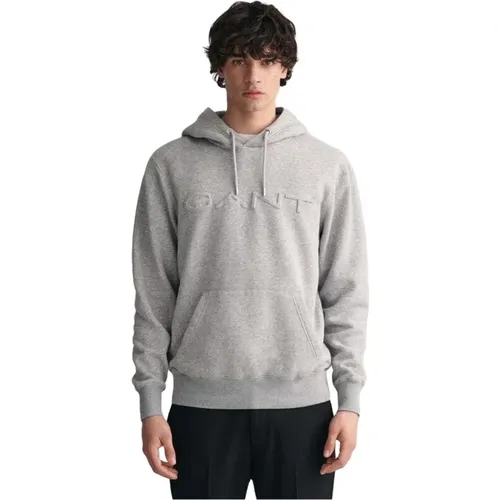 Hoodie , Herren, Größe: S - Gant - Modalova