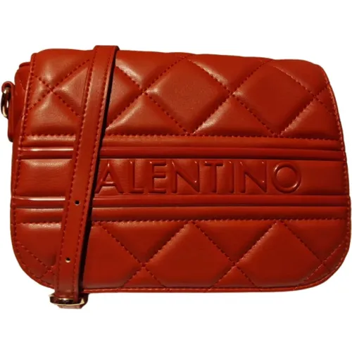 Rote Handtasche mit Magnetverschluss , Damen, Größe: ONE Size - Valentino by Mario Valentino - Modalova