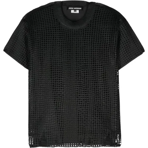 Schwarze Panel T-shirts und Polos - Junya Watanabe - Modalova