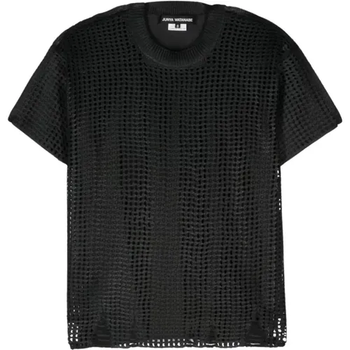 Schwarze Panel T-shirts und Polos , Damen, Größe: M - Junya Watanabe - Modalova