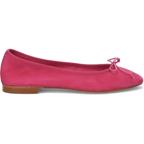 Fuchsia Ballerina Shoes , female, Sizes: 8 UK, 5 UK, 4 UK, 7 UK, 6 UK, 3 UK - Belle Vie - Modalova