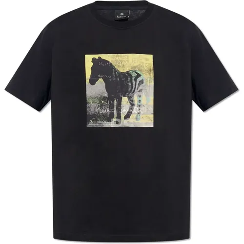 Bedrucktes T-Shirt , Herren, Größe: XL - PS By Paul Smith - Modalova