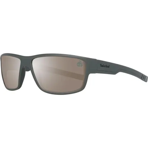 Graue Polarisierte Kunststoff-Sonnenbrille - Timberland - Modalova