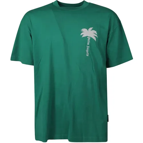 Stylisches Tee Shirt mit Palm Design - Palm Angels - Modalova
