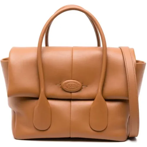 Leather Rectangle Shoulder Bag , female, Sizes: ONE SIZE - TOD'S - Modalova
