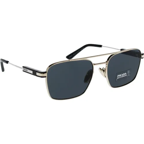 Stylische Herren Sonnenbrille , Herren, Größe: 56 MM - Prada - Modalova