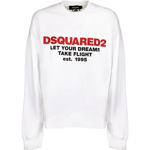 Regular Fit Sweatshirt , female, Sizes: S, XS - Dsquared2 - Modalova