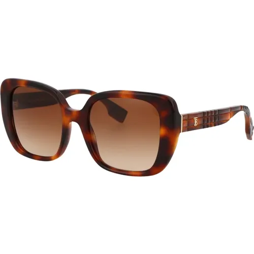 Helena Sonnenbrille für Stilvollen Sonnenschutz , Damen, Größe: 52 MM - Burberry - Modalova