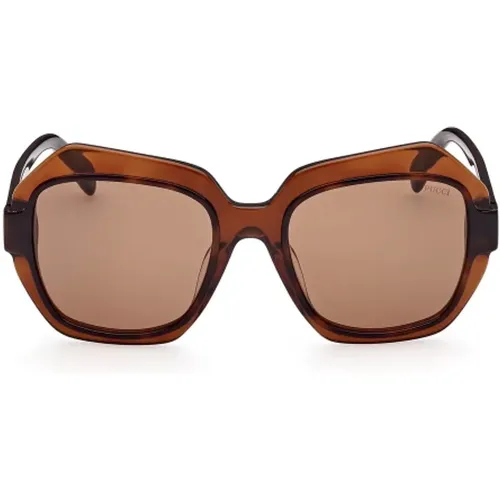 Stylische Sonnenbrille für Frauen - EMILIO PUCCI - Modalova