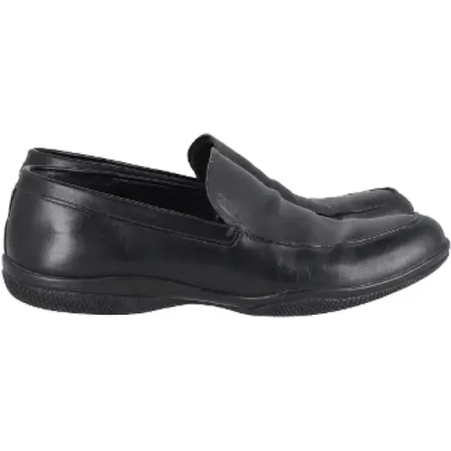 Pre-owned Leather flats , female, Sizes: 6 1/2 UK - Prada Vintage - Modalova