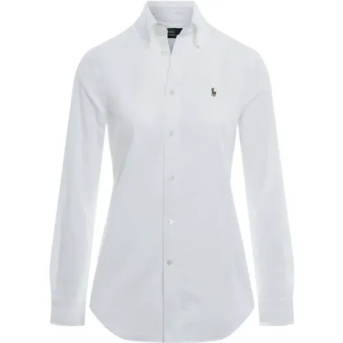 Chemise Blanche Sleeve Button - Farbe: Weiss, Größe: XS , Damen, Größe: S - Ralph Lauren - Modalova