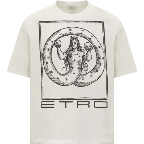 Printed T-Shirt Collection , male, Sizes: S, L, XL, M - ETRO - Modalova