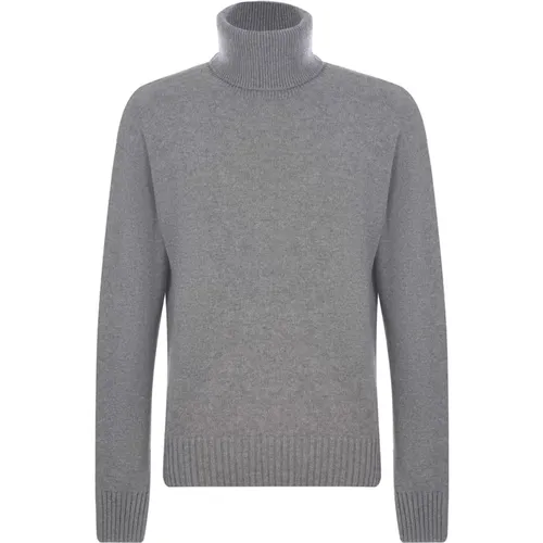 Wool Turtleneck Knitwear Men , male, Sizes: L, XL, M - Off White - Modalova
