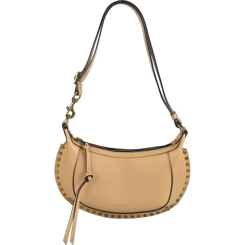 Almond Leather Shoulder Bag , female, Sizes: ONE SIZE - Isabel marant - Modalova