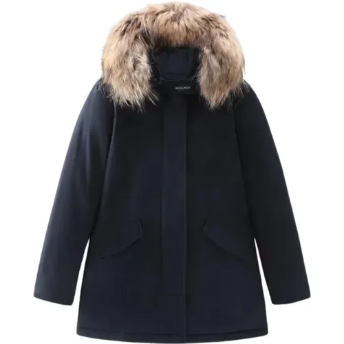 Arctic Parka with Detachable Fur , female, Sizes: XS, L, M - Woolrich - Modalova