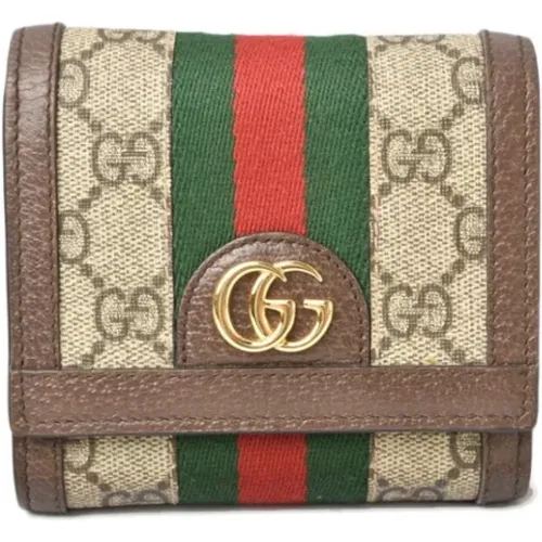 Pre-owned Leder portemonnaies - Gucci Vintage - Modalova