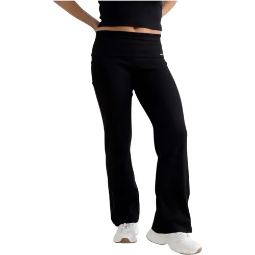 Gerippte Petite Loungehose , Damen, Größe: L - Aim'n - Modalova