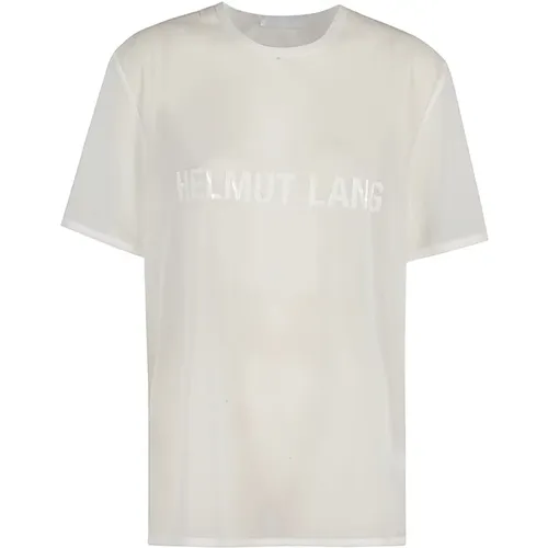 Logo Tee Shirt , Damen, Größe: XS - Helmut Lang - Modalova