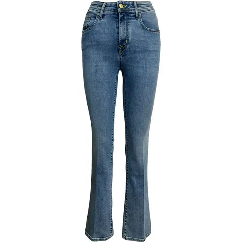 High Waist Flare Jeans - Lys Denim , female, Sizes: W32, W26, W31, W25 - Jacob Cohën - Modalova