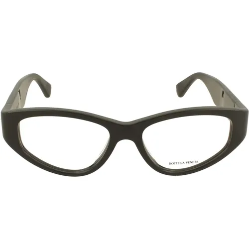 Cat Eye Acetat Brille , Damen, Größe: 52 MM - Bottega Veneta - Modalova
