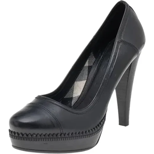 Pre-owned Leather heels , female, Sizes: 3 UK - Burberry Vintage - Modalova