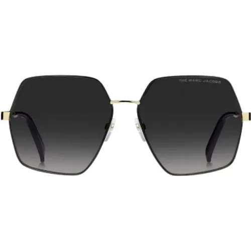 Schwarze Metall Damen Sonnenbrille , Damen, Größe: 59 MM - Marc Jacobs - Modalova