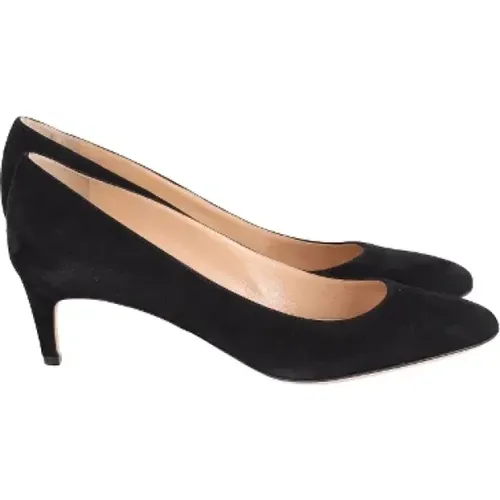 Pre-owned Suede heels , female, Sizes: 6 1/2 UK - Sergio Rossi Pre-owned - Modalova