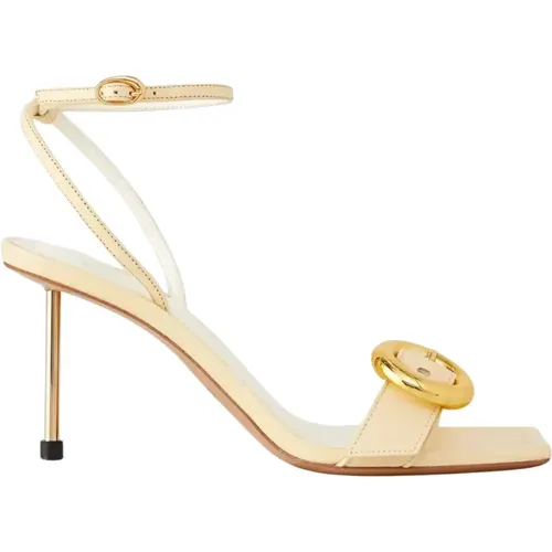 Cream Stiletto Sandals Regalo , female, Sizes: 6 UK - Jacquemus - Modalova