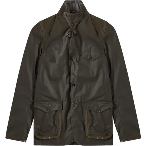 Slim Fit Waxed Cotton Jacket , male, Sizes: 2XL - Barbour - Modalova