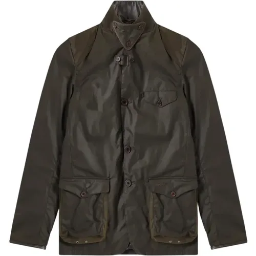 Slim Fit Waxed Cotton Jacket , male, Sizes: XL - Barbour - Modalova