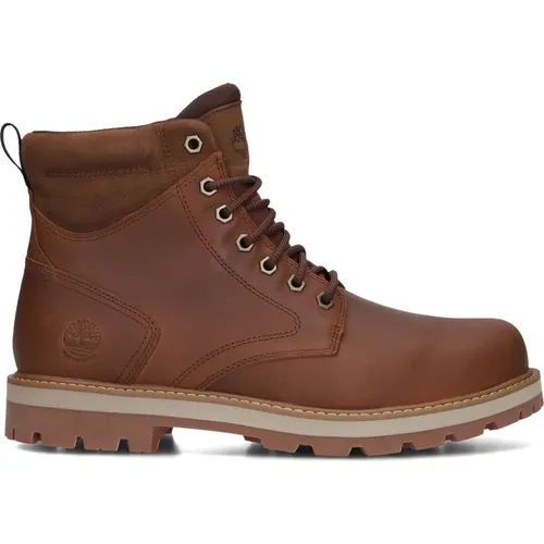 Braune Schnürstiefel Britton Road , Herren, Größe: 42 EU - Timberland - Modalova