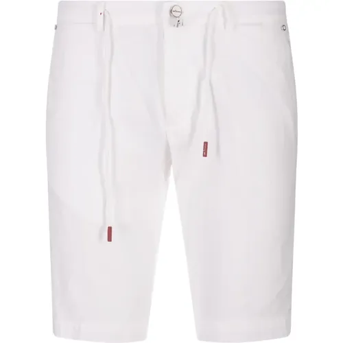 Silk Cotton Blend Bermuda Shorts , male, Sizes: W32, W31, W42, W36, W40 - Kiton - Modalova