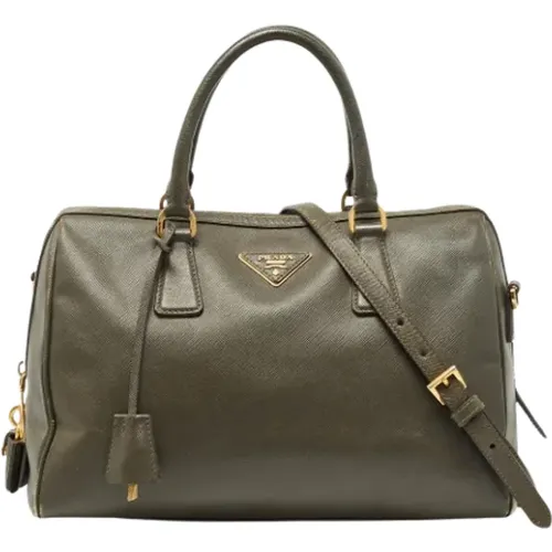 Pre-owned Leather travel-bags , female, Sizes: ONE SIZE - Prada Vintage - Modalova