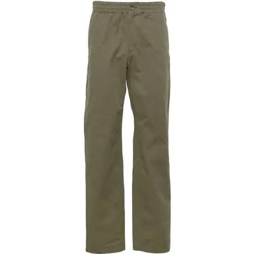 Straight Trousers Elasticated Waist Zip , male, Sizes: M - A.p.c. - Modalova