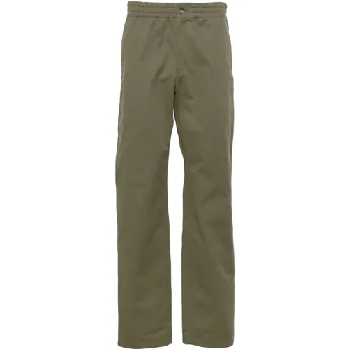 Straight Trousers Elasticated Waist Zip , male, Sizes: M, S, L - A.p.c. - Modalova