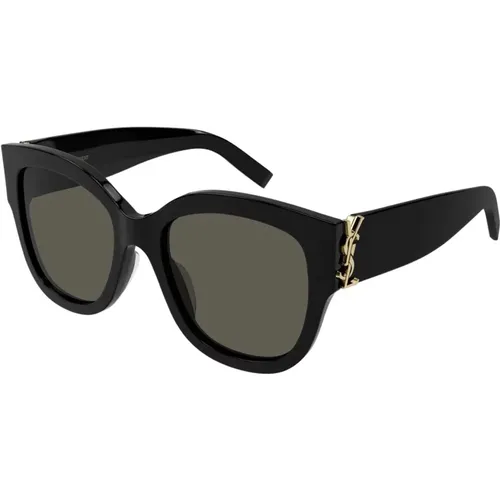 Oversized Cat Eye Sunglasses - Saint Laurent - Modalova