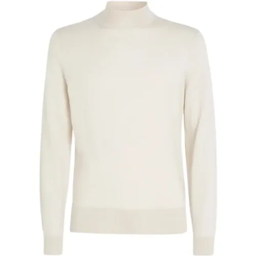 Men Mock Neck Wool Turtleneck , male, Sizes: XL, L - Calvin Klein - Modalova