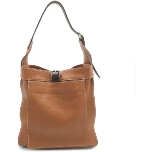 Pre-owned Leder schultertasche - Hermès Vintage - Modalova