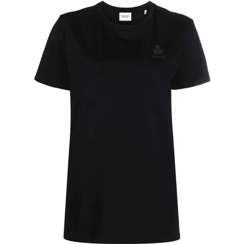 Logo-Print T-Shirt aus Bio-Baumwolle , Damen, Größe: XS - Isabel Marant Étoile - Modalova